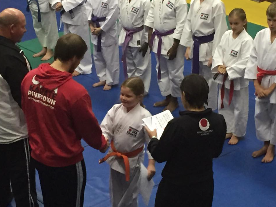Pinetown JKA Karin Prinsloo Karate Westville Durban Grading